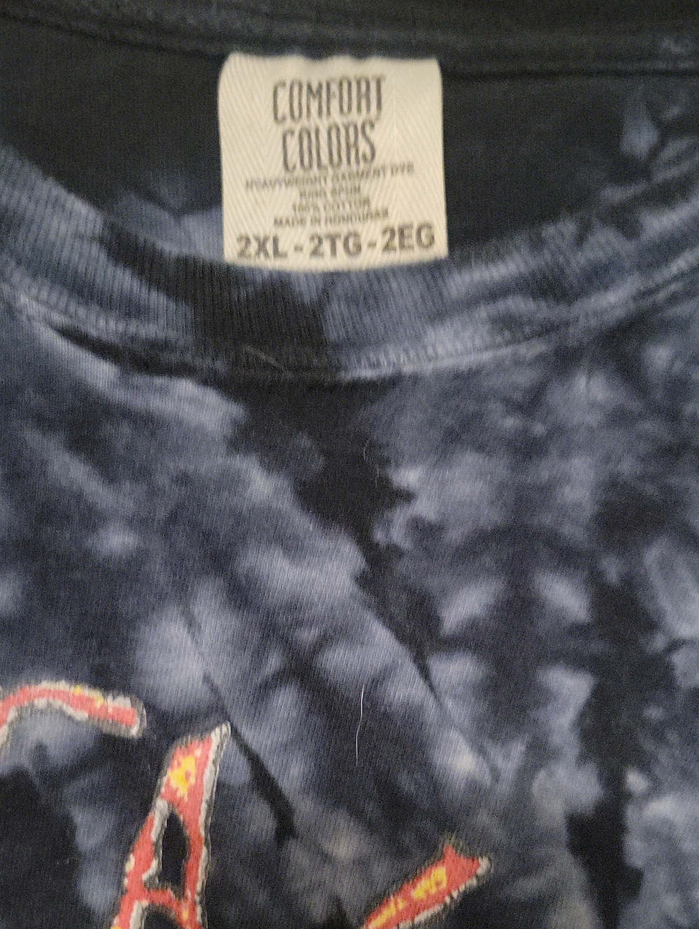 Comfort Colors Men's Navy Tie-Dye Sesame Street Graphic Tee - Picture 2 of 4